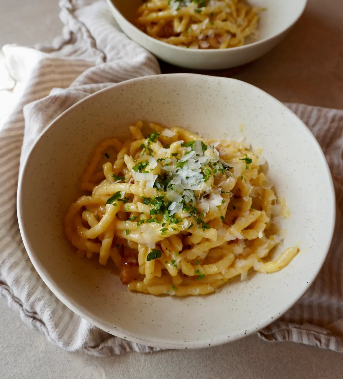 Fusilli Carbonara