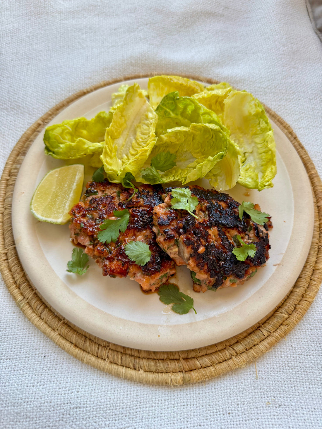 Croquettes de truite au gingembre et coriandre