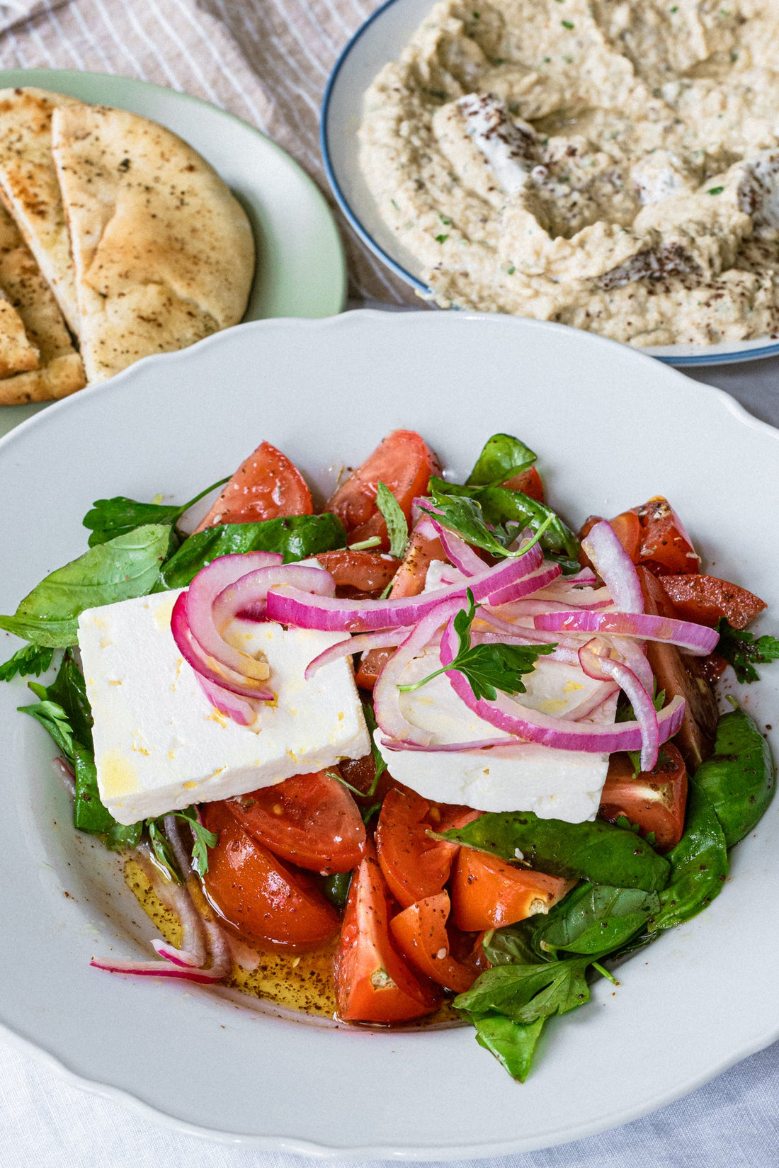 Salade de tomates et feta