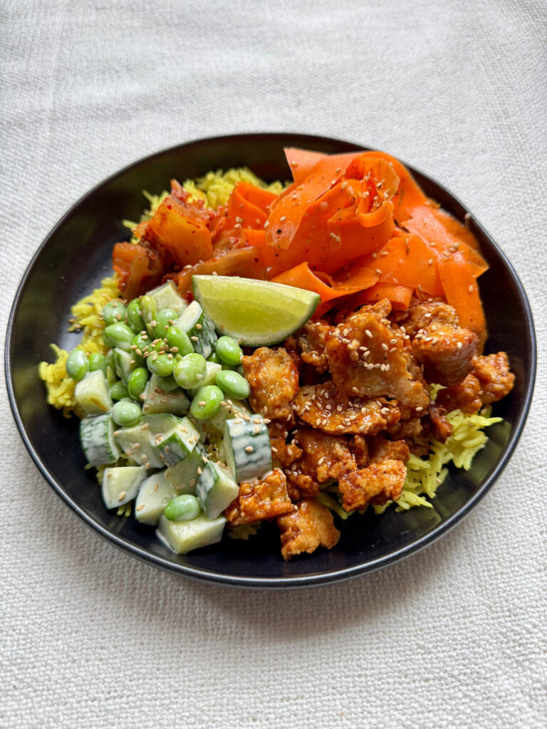 Bol repas Bouddha au tofu croustillant