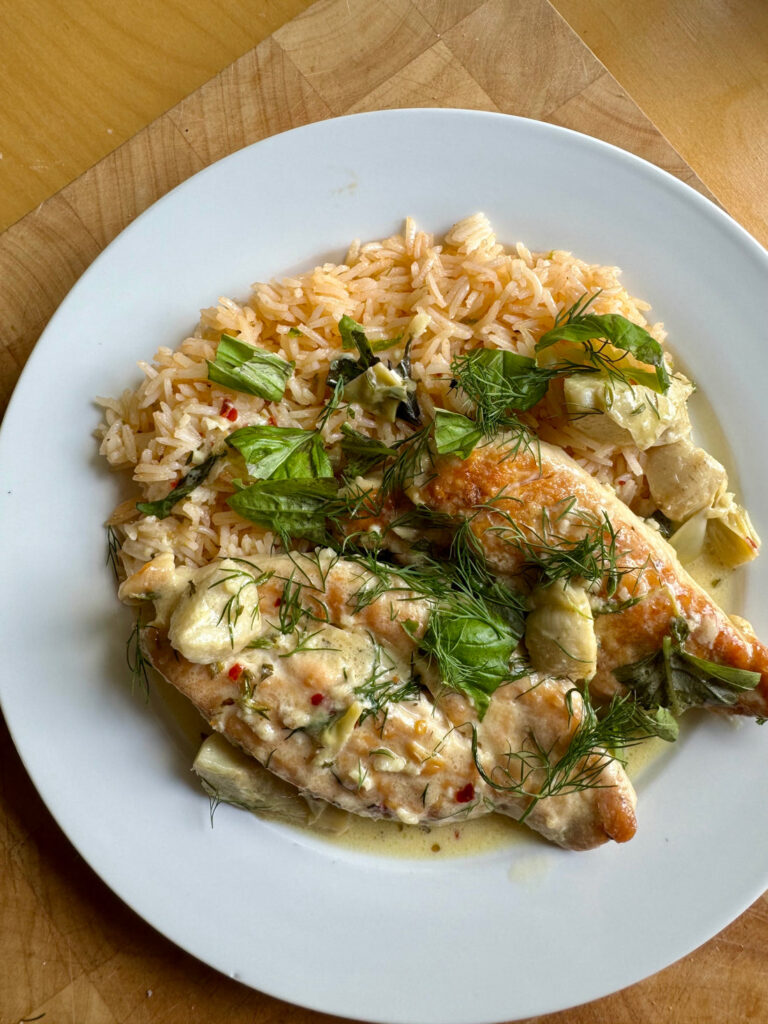 Poulet « Marry me » (ma version)