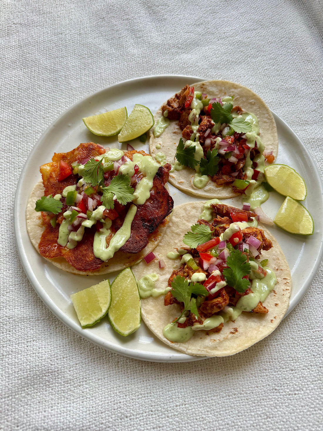 Spicy Cheesy Chicken Tacos
