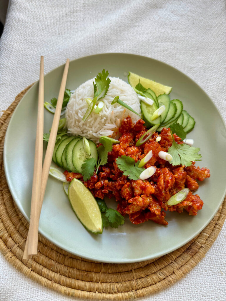 Tofu croustillant au gochujang