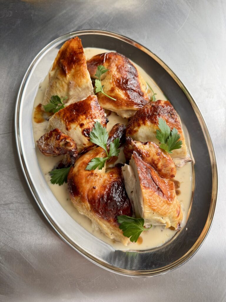 Le poulet rôti le plus tendre et juteux