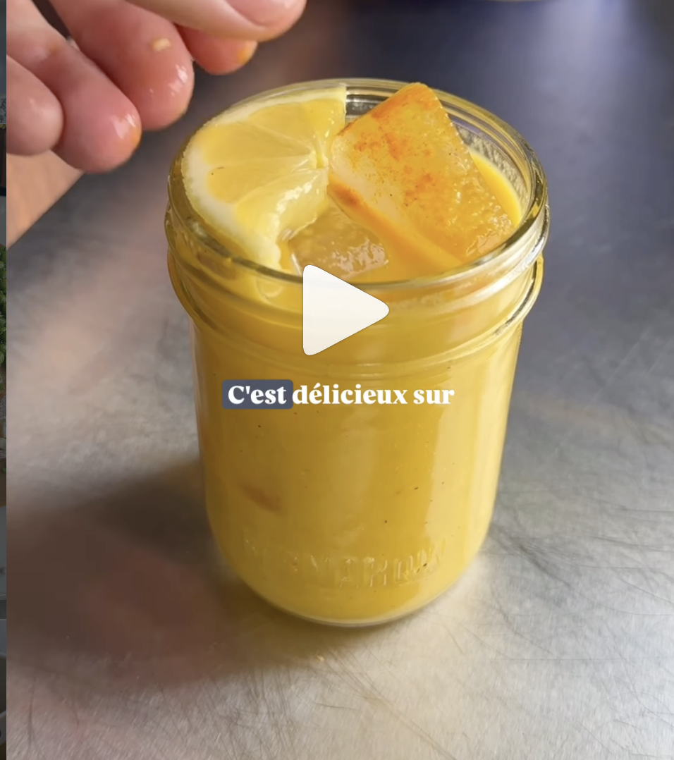 Tonique au citron, gingembre et curcuma
