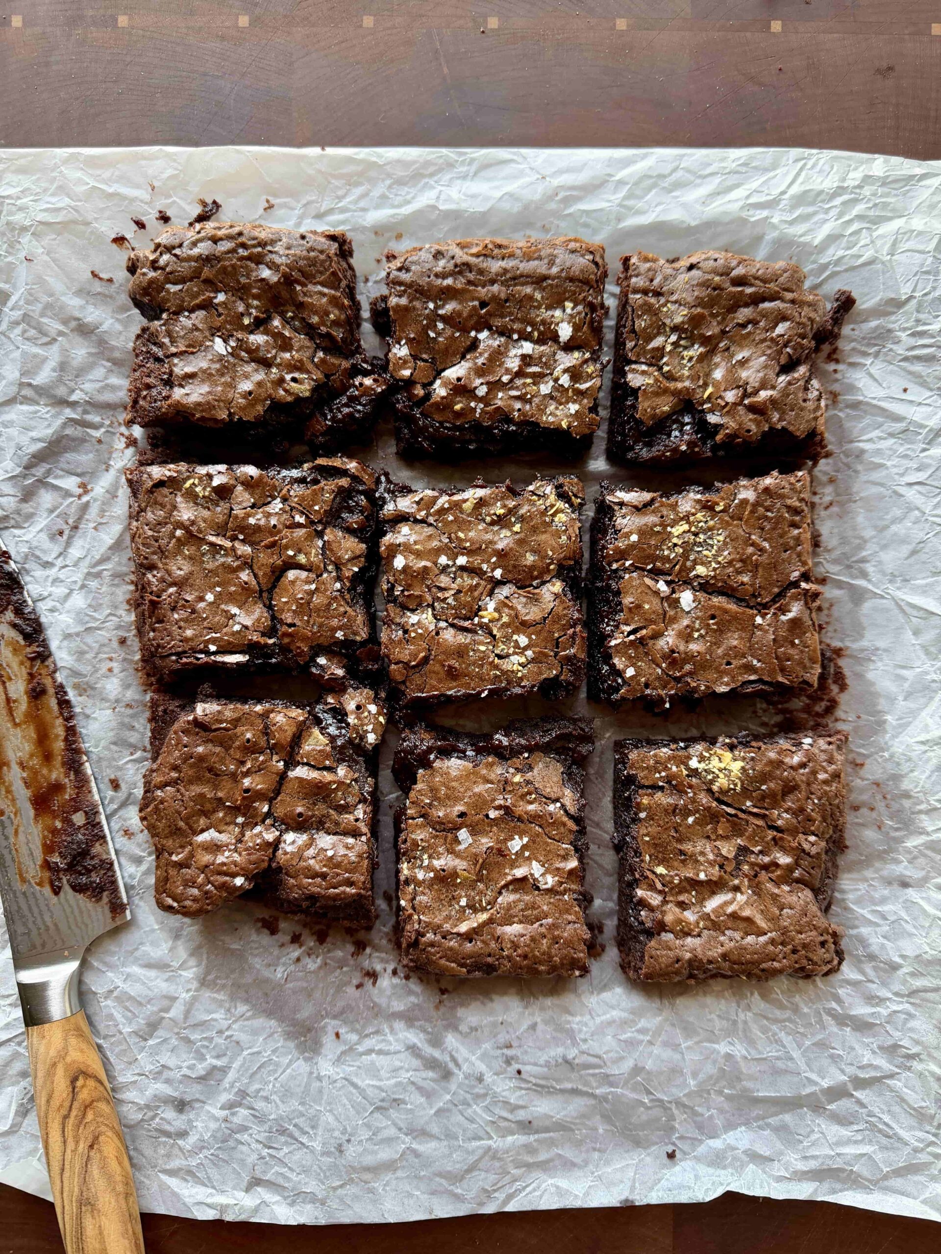 Brownie choco-noisette et café