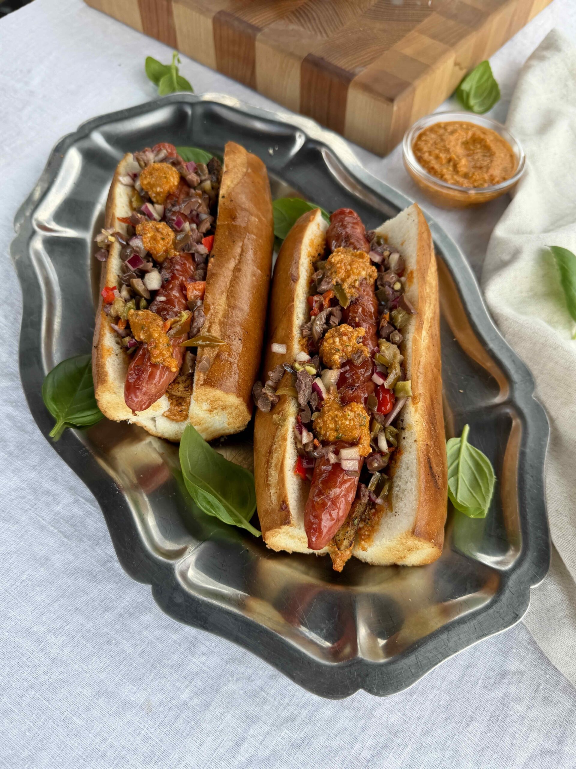 Hot-dog à la sicilienne