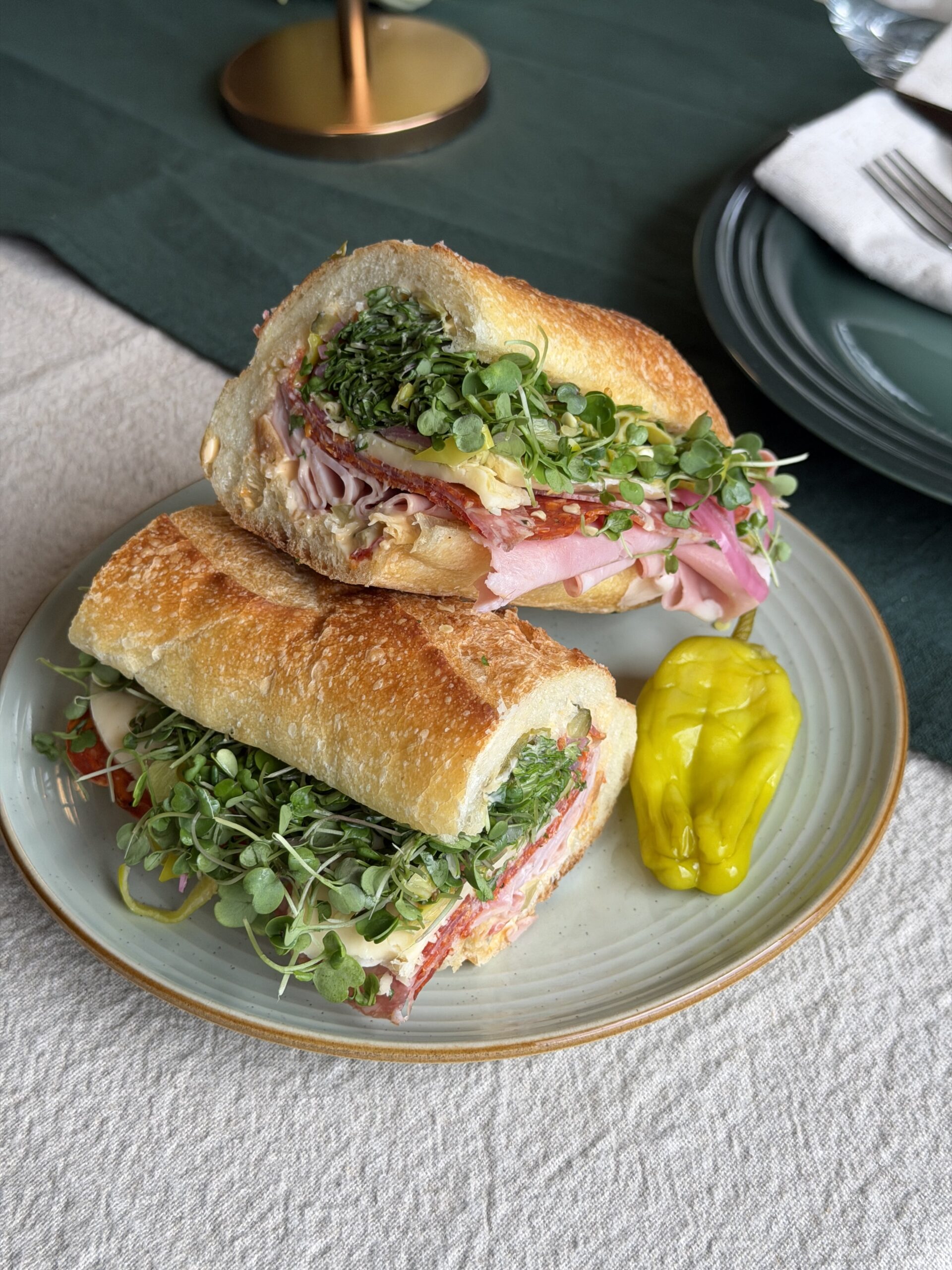 Sandwich Grinder Sub épicé et croustillant